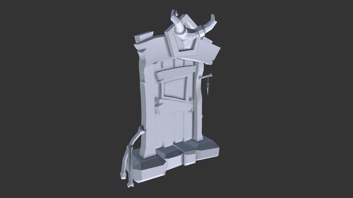 Mysterious Gate 3D Model