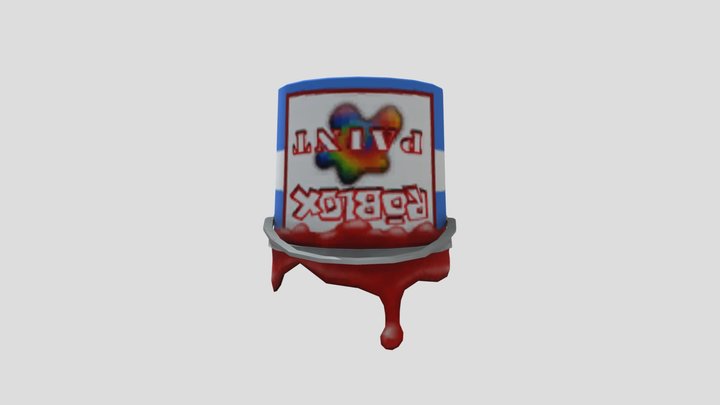 Paint Bucket Rut Roh (Roblox) 3D Model