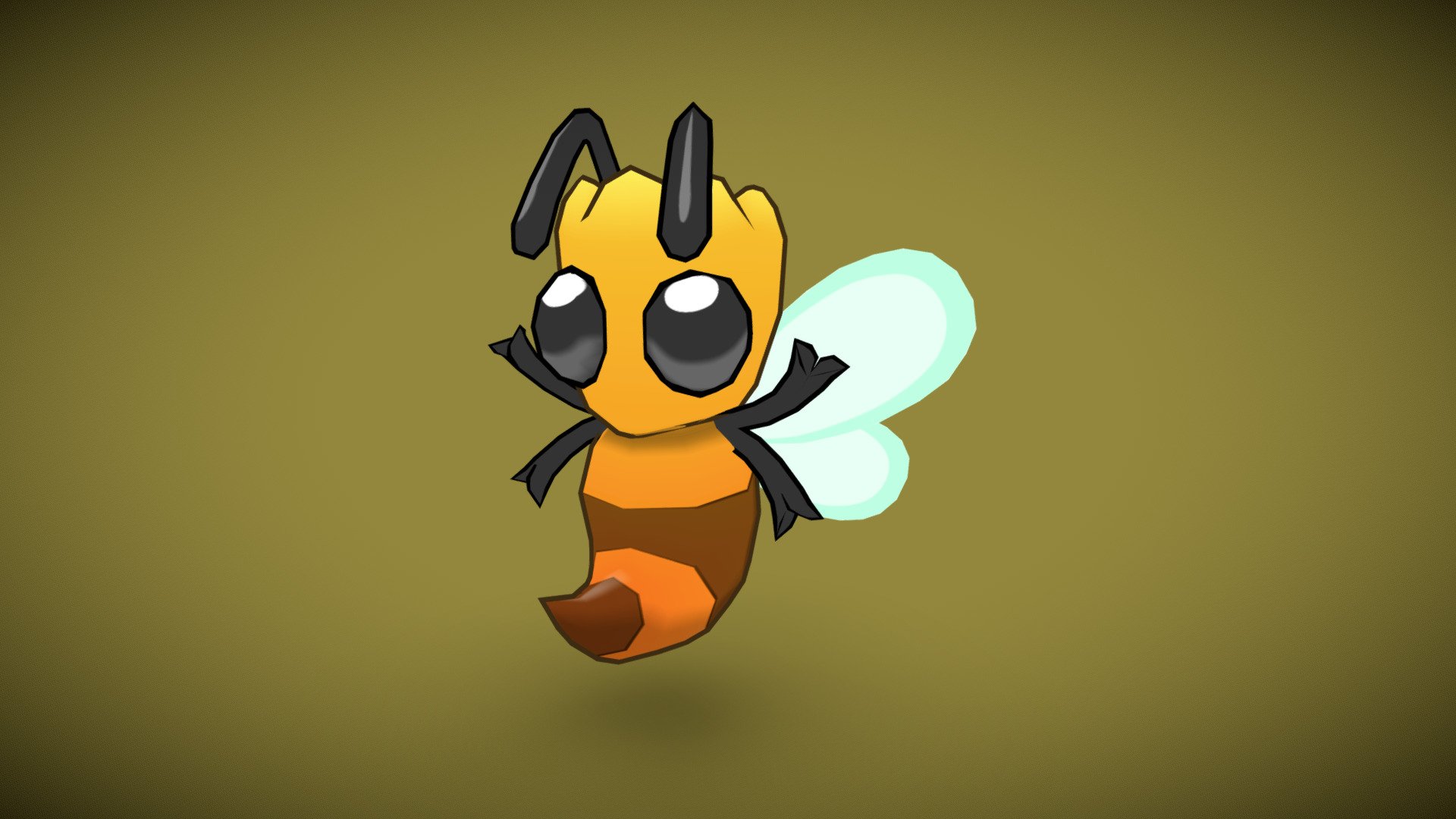 Bright Bee - 3D model by Faithtoken [6fe6351] - Sketchfab