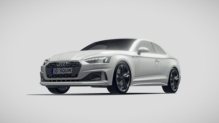 Audi A5 Coupe 2020 3D Model