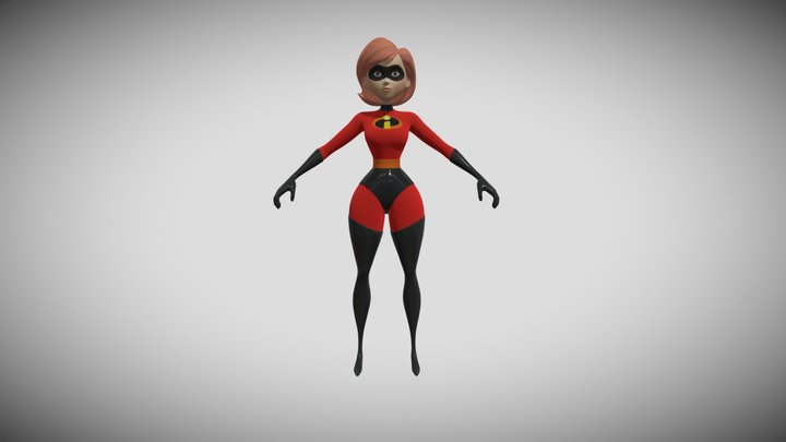 Fortnite-Elastigirl/Mrs. Incredible 3D Model