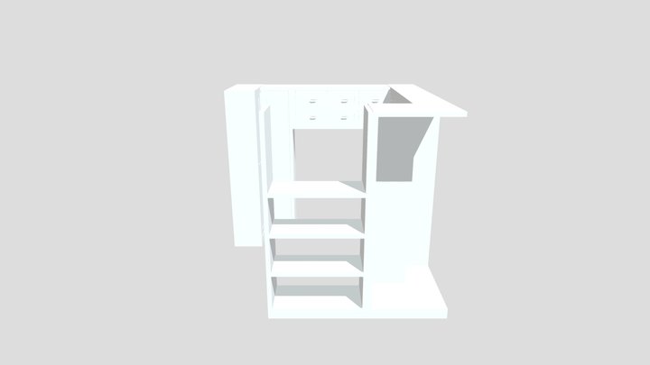 Pantry Cabinet 3D Model