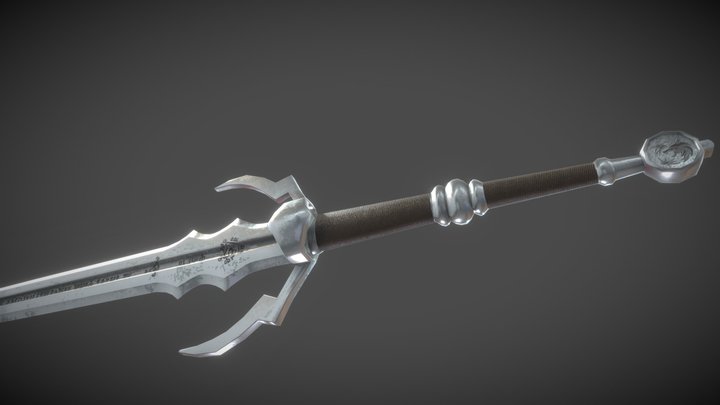 Witcher Sword 3D Model