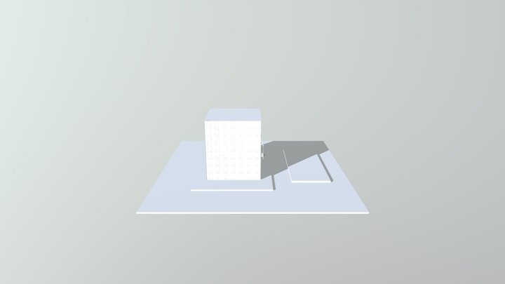 Practice buildings 3D Model