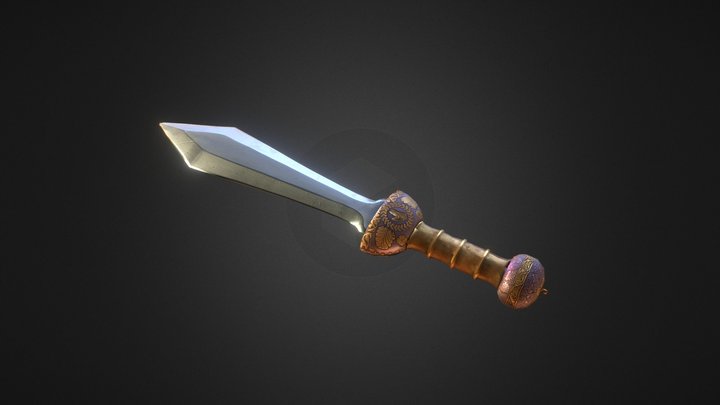 Roman Sword 3D Model