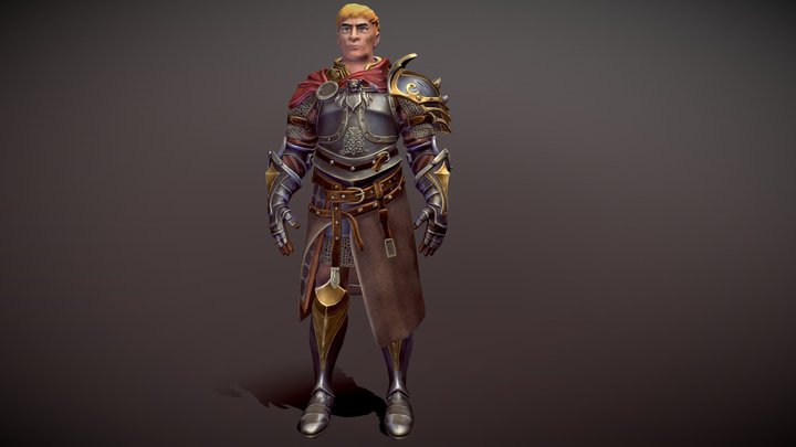 Character_wariorrior 3D Model