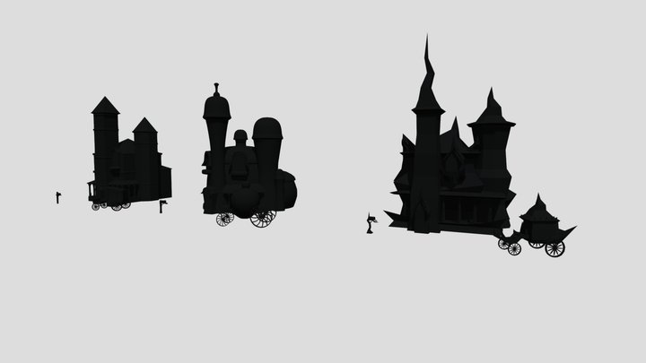 [ДЗ] Силуэты 3D Model