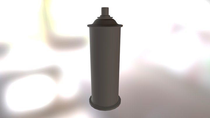 Dented Spray Can (EASY PROP MODEL) 3D Model