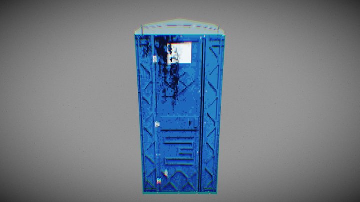 PS1 Style Toilete 3D Model