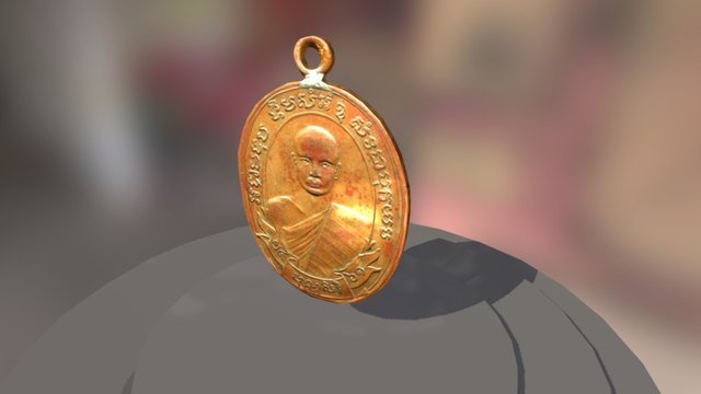 หลวงพ่อฮั้ว ปุญศิริ วัดกลางวังเย็น 3D Model