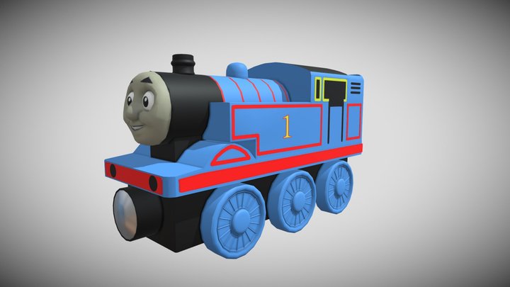 Thomas the Tank Engine wooden railway 3D Model