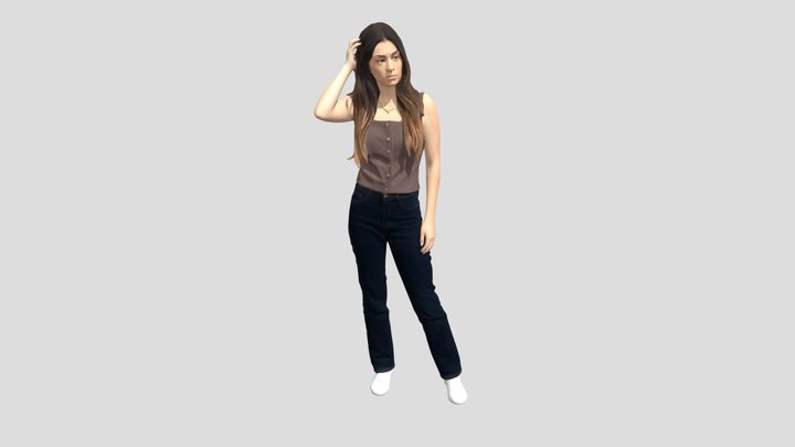 Casual Denim Look – Kostenloses 3D-Modell STL