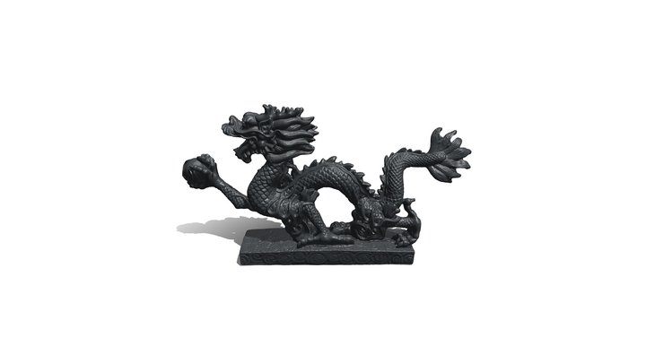Dragon Sculpture 3D Model