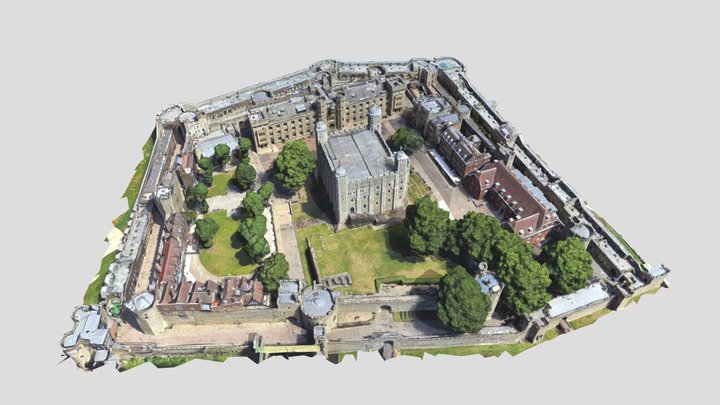 TOWER OF LONDON 3D Model