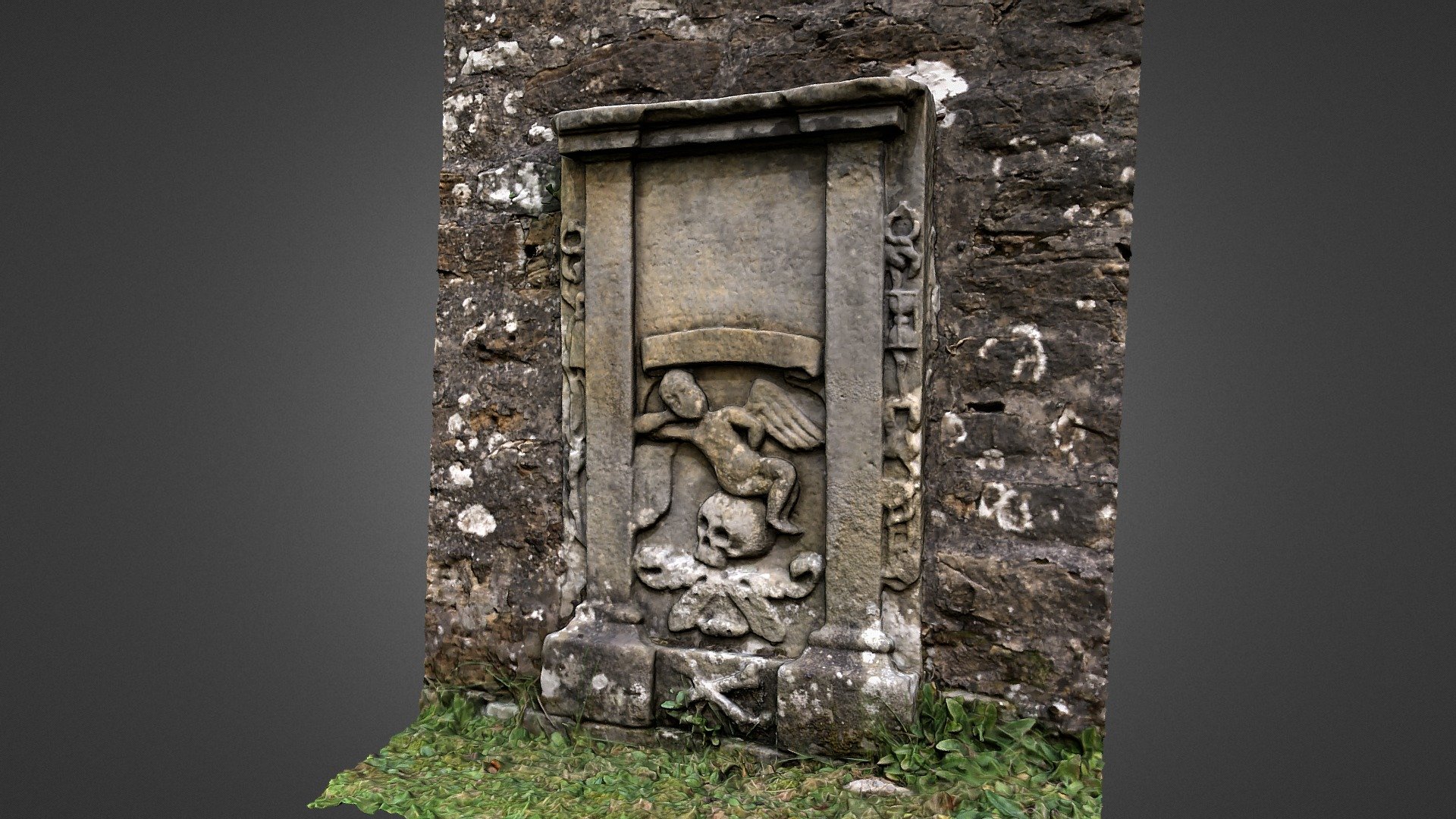Memorial at old cemetery, Falkland, Fife