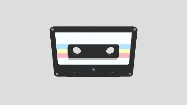 Cassette Tape 3D Model