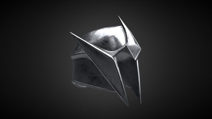 Atlantean Helmet 3D Model