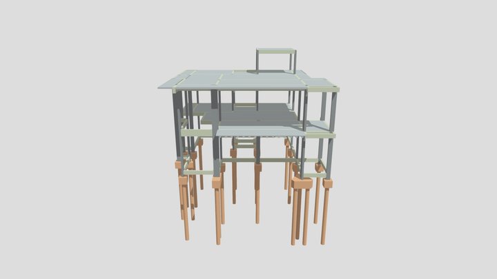 Projeto estrutural - Rodolfo 3D Model