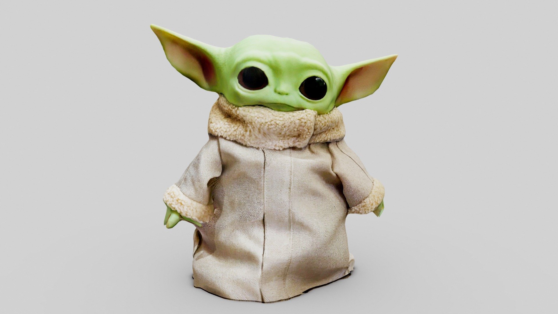 Baby Yoda Mattel - 3D Scan - Buy Royalty Free 3D model by Nima ...