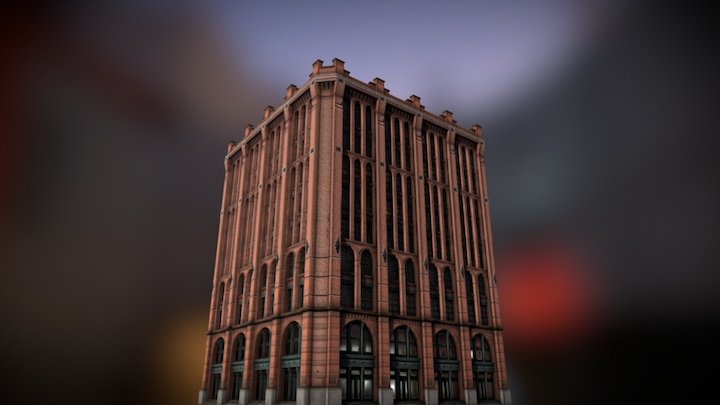 Puck Building Corner 3D Model