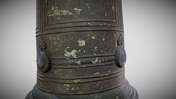 100 year old Bell 3D Model