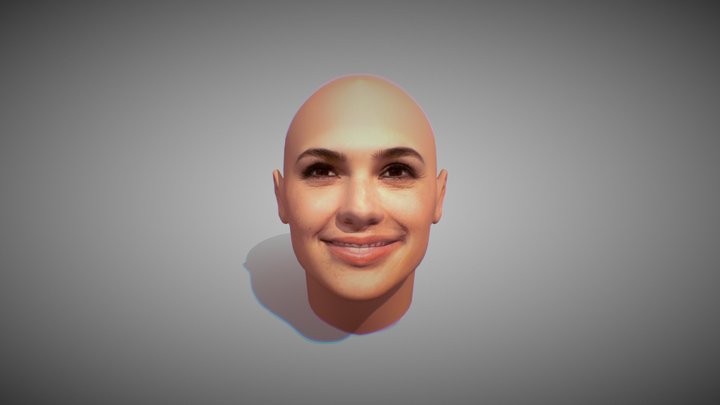 Gal Gadot 3D Head 3D Model
