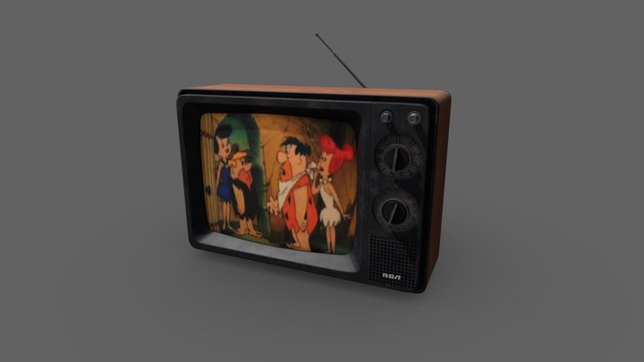 RCA AGR 120W Retro TV 3D Model