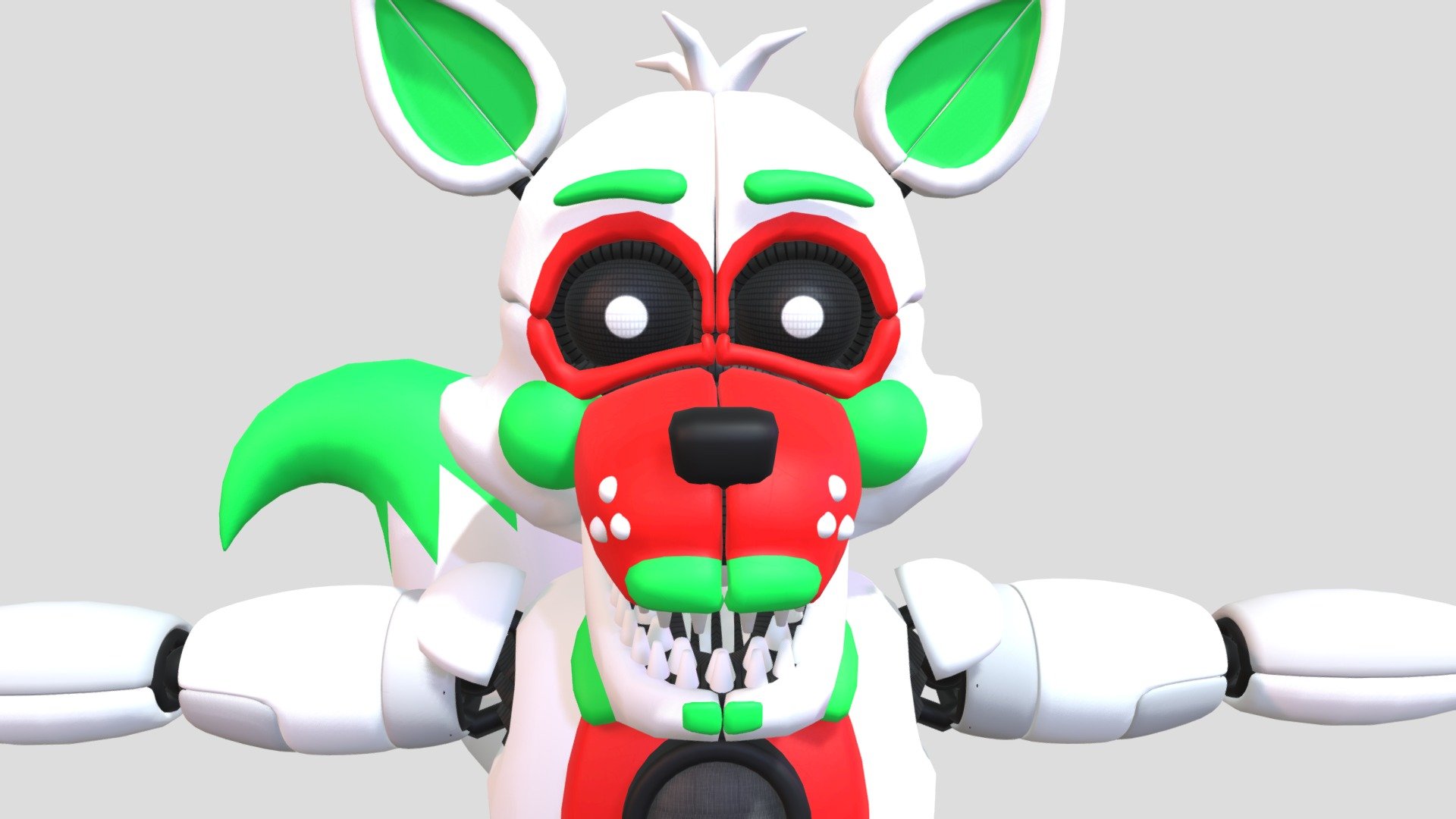 christmas funtime foxy - Download Free 3D model by Sleepy_Killer300 ...