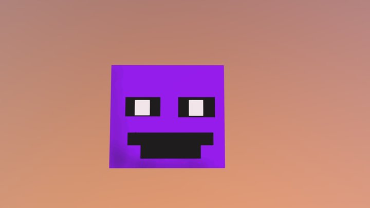 ItsHuggyWuggy1984 Minecraft Head 3D Model