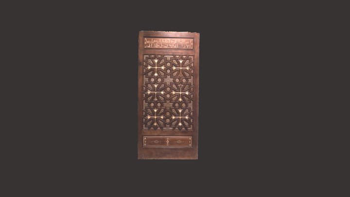 ضفله باب خشبي 3D Model