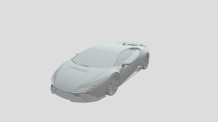 2023 Lamborghini Huracan Tecnica 3D Model