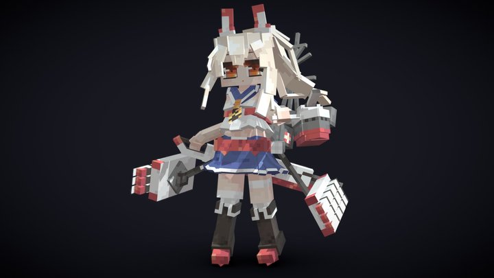 Ayanami 3d Minecraft 3D Model