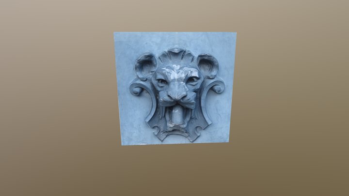 Lion head 3D Model
