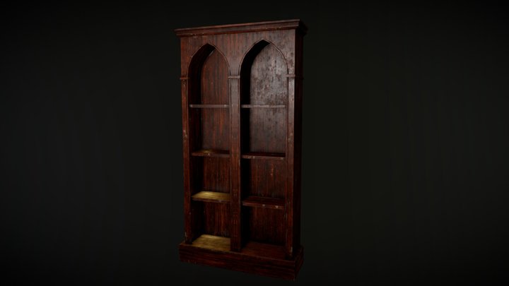 BookShelf 3D Model
