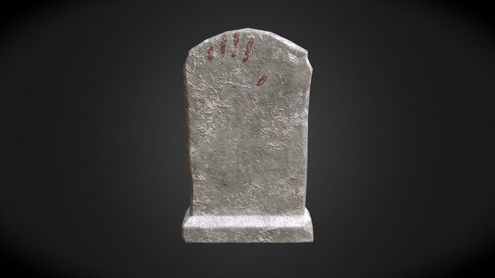 Tombstone 3D Model