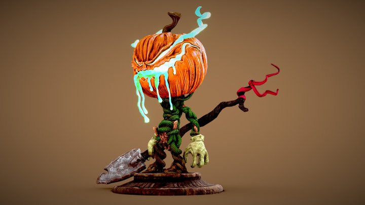 Halloween pumpkin 3D Model