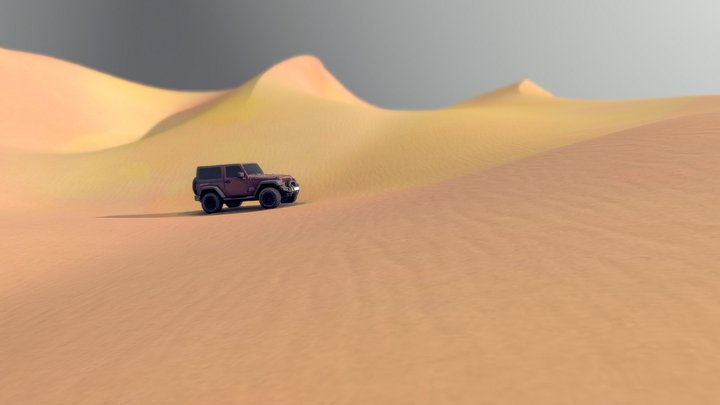 Jeep Wrangler JK 2013 3D Model