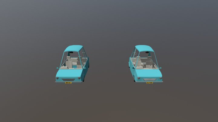 Stylised Car 3D Model