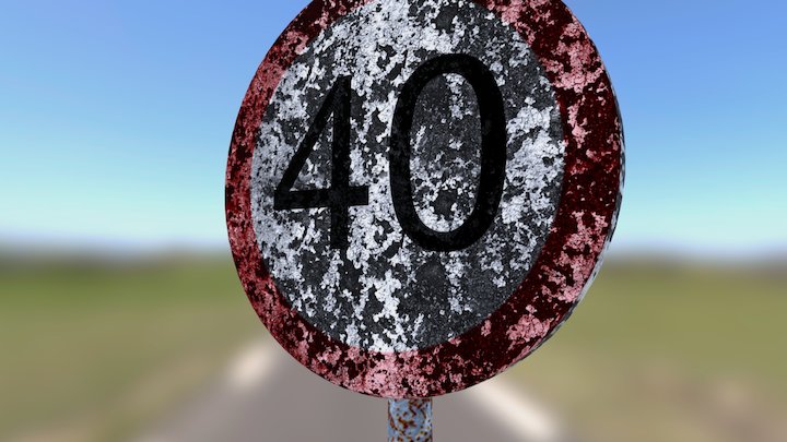 Trafic Sign 3D Model