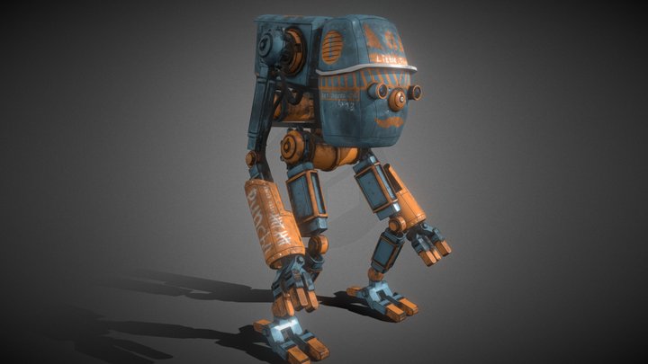 "Little Lifter" Training Mech 3D Model