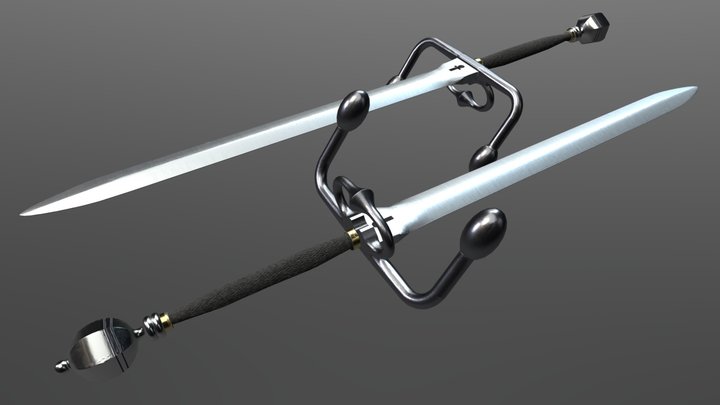 Rapier Dagger 3D Model