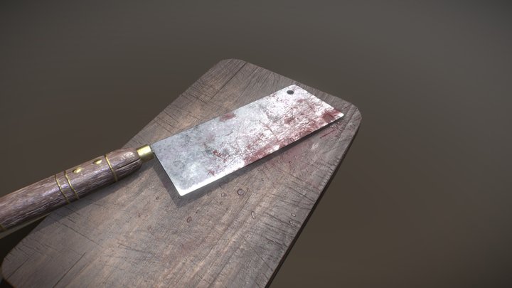 Butcher knife 2.0 3D Model