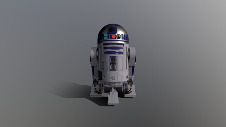 R2-D2 3D Model