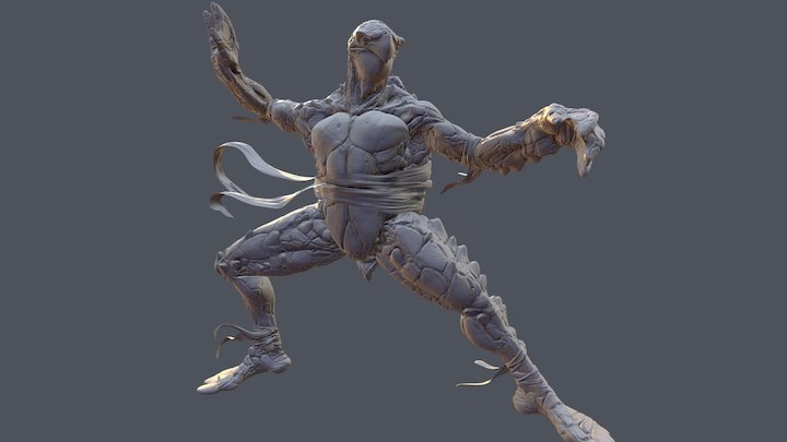 LeatherBack 3D Model