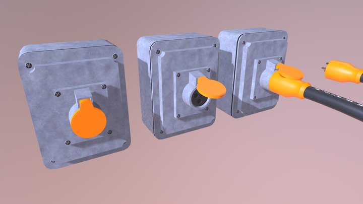 Power Outlets 3D Model