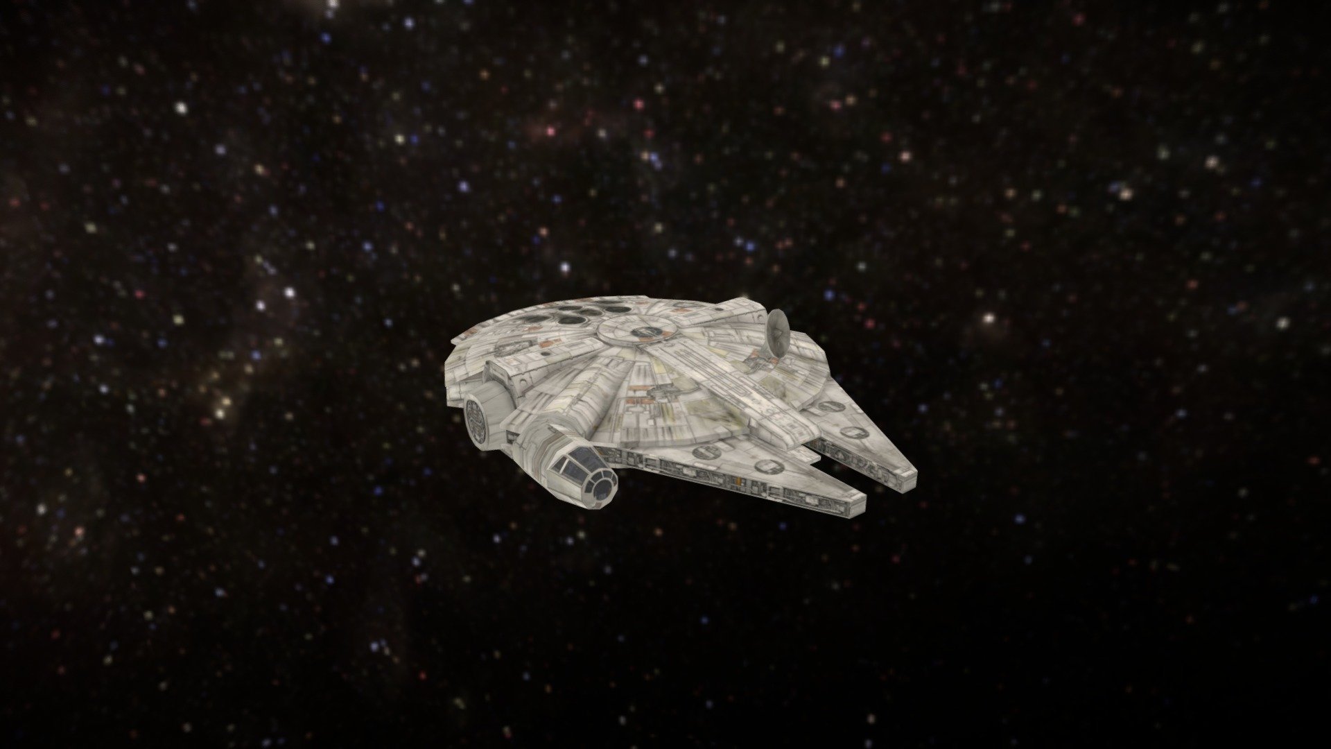 Star Wars - Halcon Milenario - Download Free 3D model by