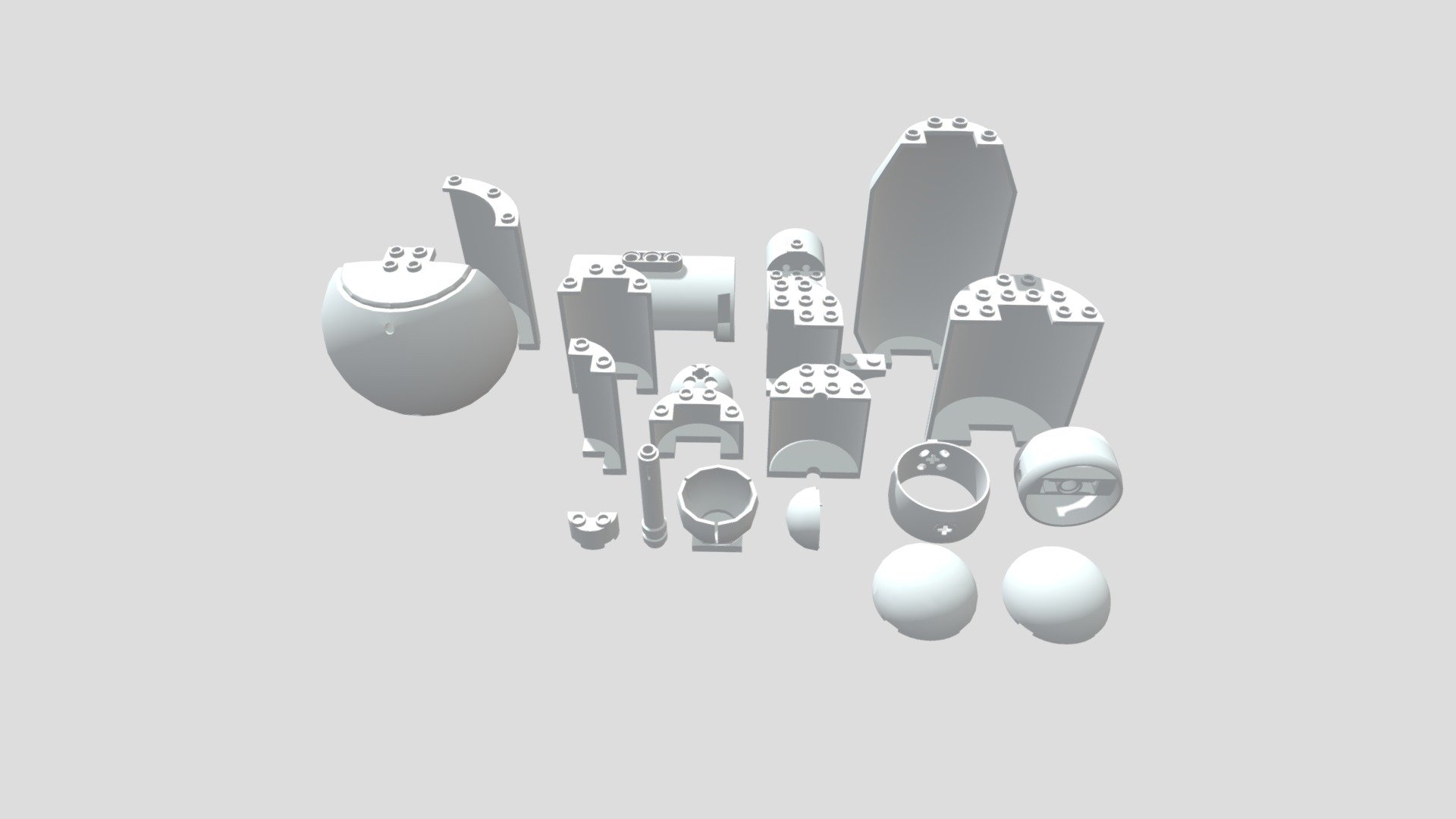 Lego Detailc #11 - Bricks, Cylinders