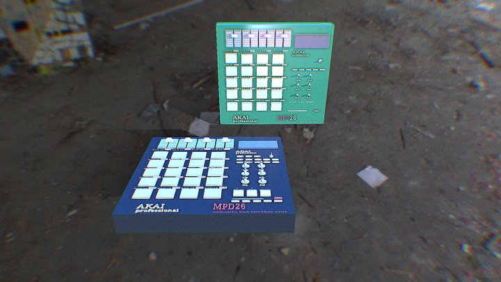 AKAI MPD 26 3D Model