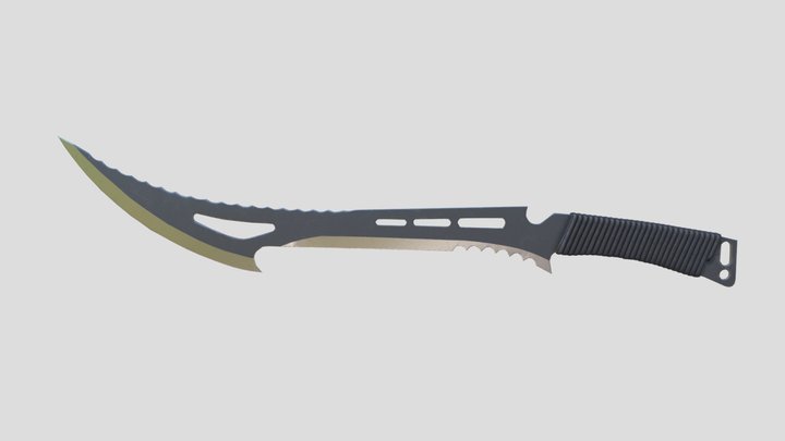 Survival Machete 3D Model