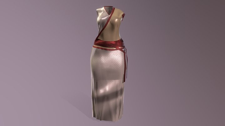 Kimono ~ Clothing - Female 3D Model